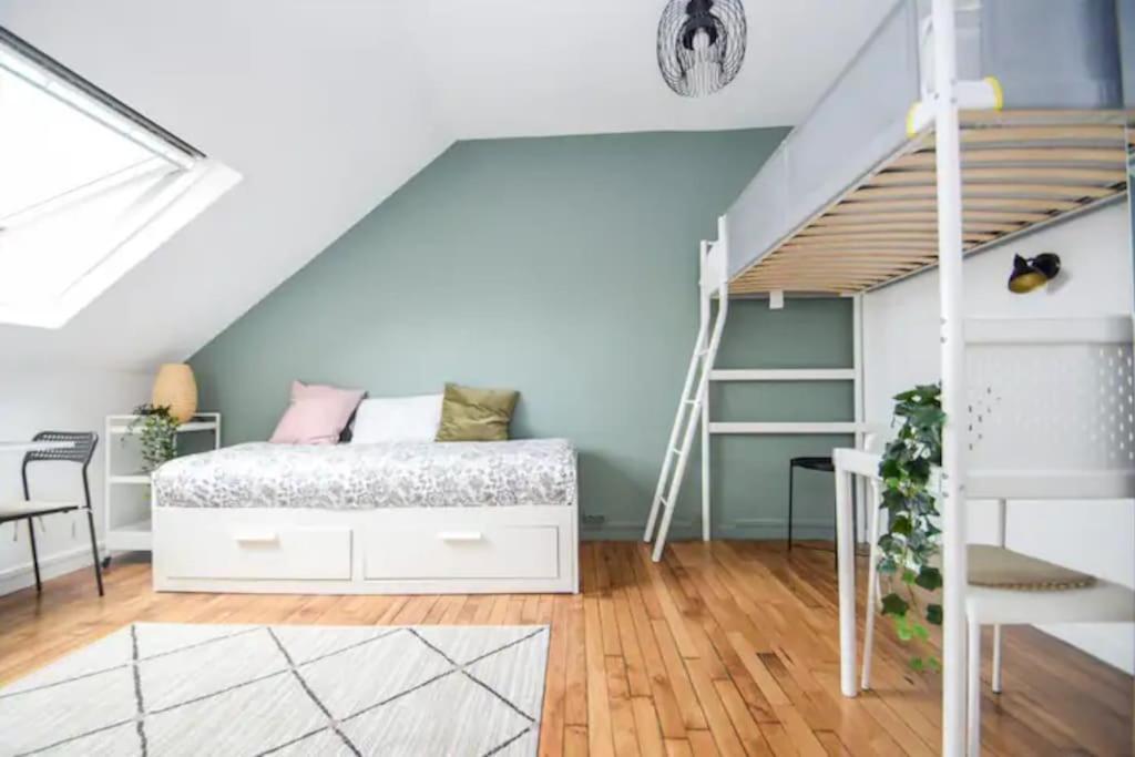 דראנסי Disponible - Appartement Entier - 10Mn Rer B Aeroport Cdg - Paris Gare Du Nord, T11 Express, Le Bourget, Tout Equipe, Netflix Gratuit, 3 Personnes, 4Eme Etage, Escaliers, Parc Des Expositions, Parking Rue Gratuit Apres 19H מראה חיצוני תמונה