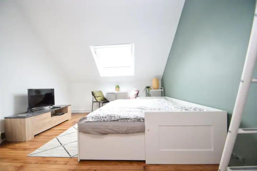 דראנסי Disponible - Appartement Entier - 10Mn Rer B Aeroport Cdg - Paris Gare Du Nord, T11 Express, Le Bourget, Tout Equipe, Netflix Gratuit, 3 Personnes, 4Eme Etage, Escaliers, Parc Des Expositions, Parking Rue Gratuit Apres 19H מראה חיצוני תמונה
